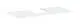 Hansgrohe-HG-Xevolos-E-Konsole-1180-550-mit-Ausschnitt-mittig-fuer-Aufsatzwaschtisch-geschliffen-500-480-und-600-480-Mattweiss-54210700 gallery number 1